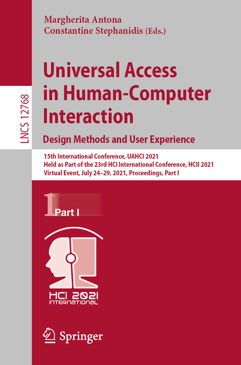 Universal Access in Human-Computer Interaction. Design Methods and User Experience - 