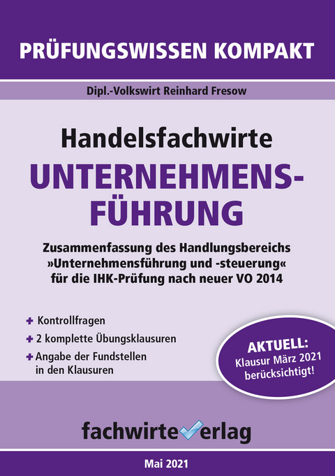 Handelsfachwirte: Unternehmensführung - Reinhard Fresow