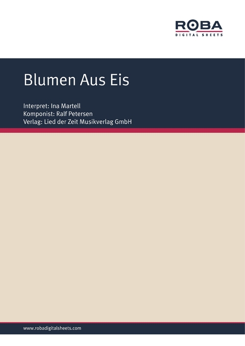 Blumen Aus Eis - Ralf Petersen, Ingeburg Branoner