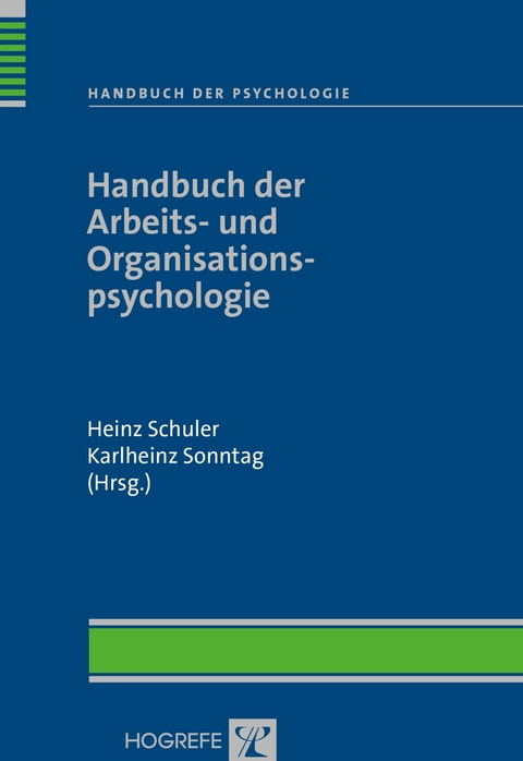 Handbuch der Arbeits- und Organisationspsychologie - 
