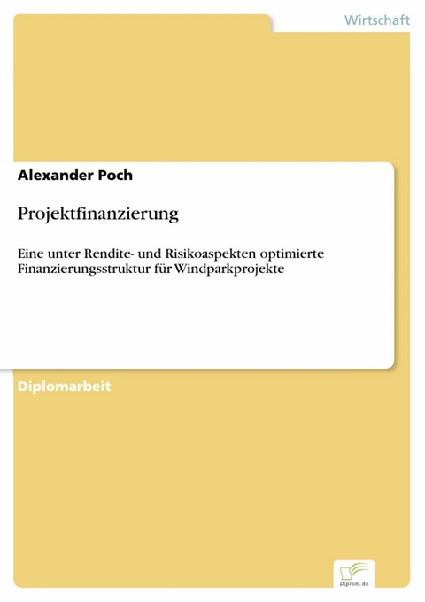 Projektfinanzierung -  Alexander Poch