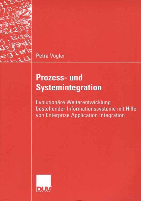 Prozess- und Systemintegration - Petra Vogler