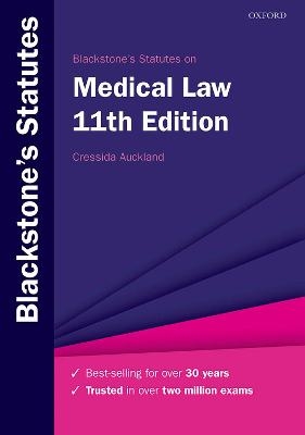 Blackstone's Statutes on Medical Law - 