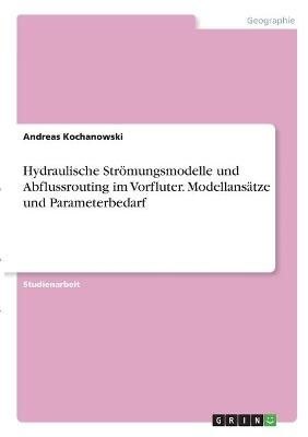 Hydraulische Strömungsmodelle und Abflussrouting im Vorfluter. Modellansätze und Parameterbedarf - Andreas Kochanowski