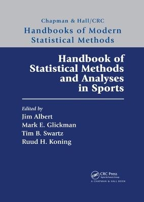 Handbook of Statistical Methods and Analyses in Sports - 