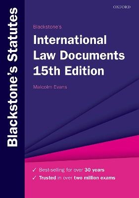 Blackstone's International Law Documents - 