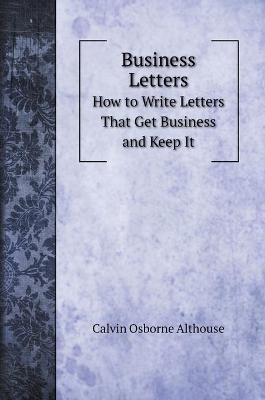 Business Letters - Calvin Osborne Althouse