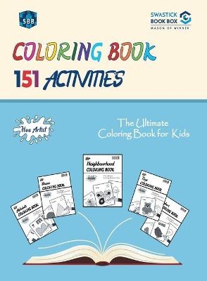 SBB Coloring Book 151 Activities -  Swastick Book Box