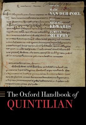 The Oxford Handbook of Quintilian - 