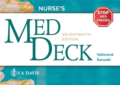 Nurse's Med Deck - April Hazard Vallerand, Cynthia A. Sanoski