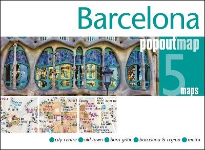 Barcelona PopOut Map - 