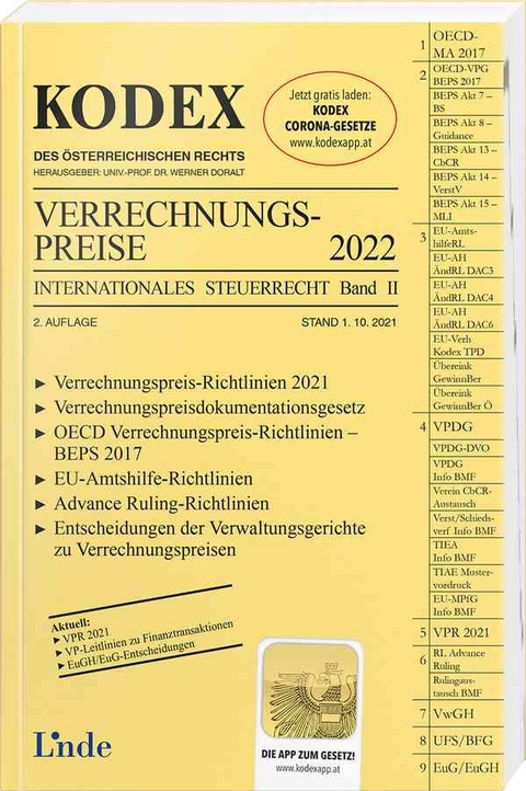 KODEX Verrechnungspreise 2022 - Roland Macho