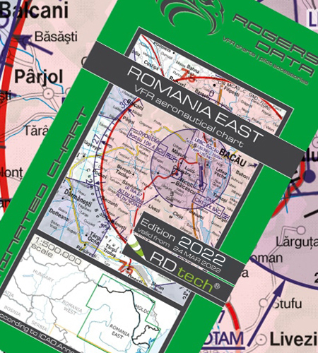 Romania East ICAO VFR Luftfahrtkarte 500k