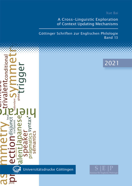 An Exploration of Context Updating Mechanisms from a Cross-Linguistic Perspective - Xue Bai