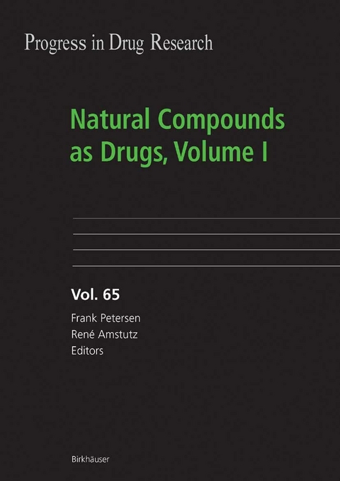 Natural Compounds as Drugs, Volume I - 