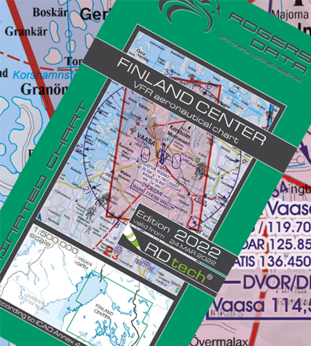 Finland Center ICAO VFR Luftfahrtkarte 500k