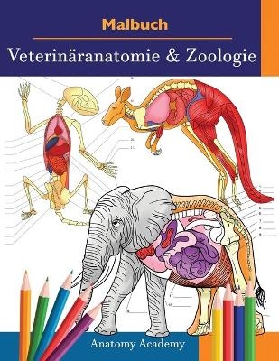 Malbuch Veterinäranatomie & Zoologie - Anatomy Academy