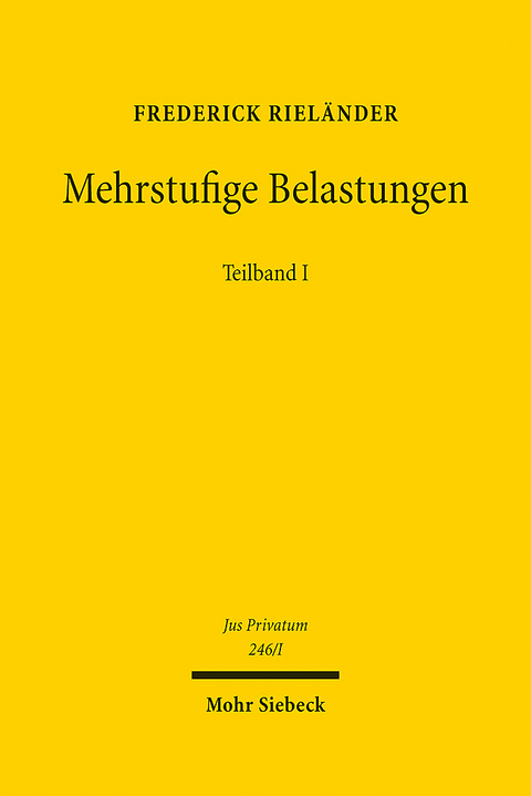 Mehrstufige Belastungen - Frederick Rieländer