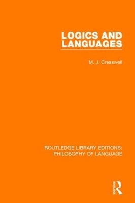 Logics and Languages - Max Cresswell