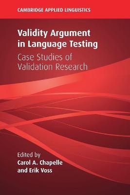 Validity Argument in Language Testing - 