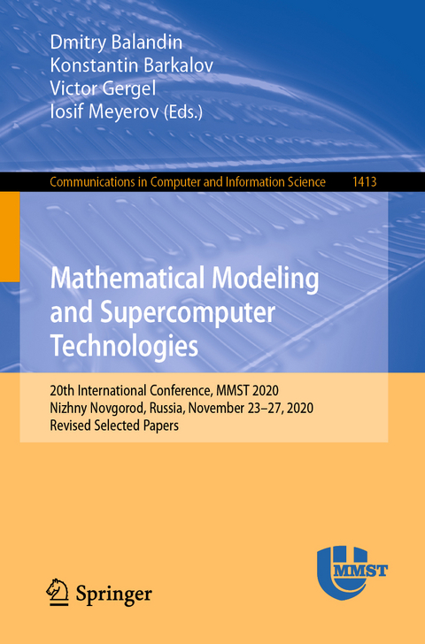 Mathematical Modeling and Supercomputer Technologies - 