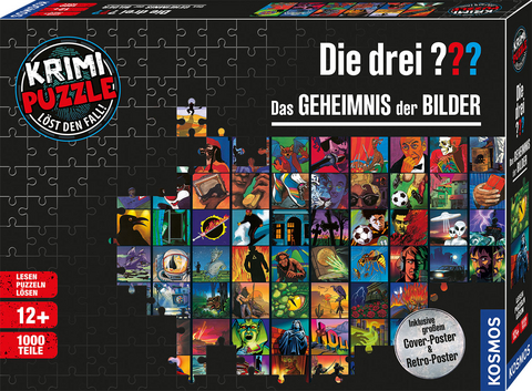 Krimi-Puzzle: Die drei ??? - Das Geheimnis der Bilder