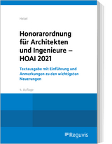 Honorarordnung für Architekten und Ingenieure - HOAI 2021 - Hebel, Johann Peter