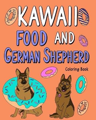 Kawaii Food and German Shepherd Coloring Book -  Paperland