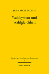 Wahlsystem und Wahlgleichheit - Jan-Marcel Drossel