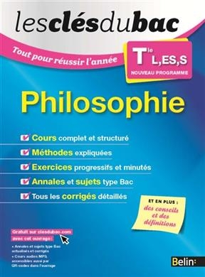 Philosophie terminale L, ES, S : nouveau programme - Emmanuel (1970-....) Pasquier, Fabrice Guillaumie, Benoît (1966-....) Proux