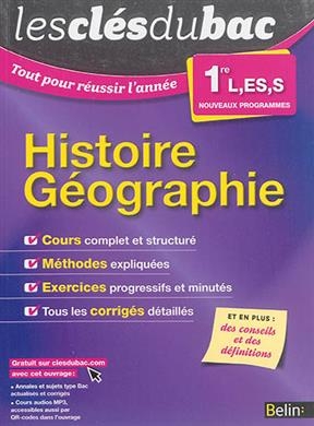 Histoire géographie 1re L, ES, S : nouveaux programmes - Nicolas (1967-.... Balaresque,  géopoliticien)