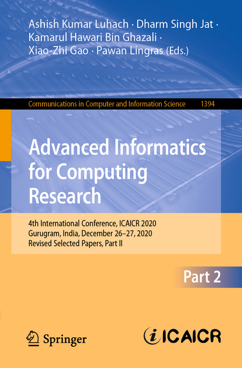 Advanced Informatics for Computing Research - 