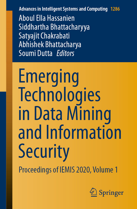 Emerging Technologies in Data Mining and Information Security - 