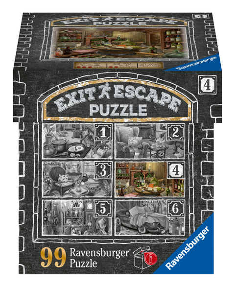 Ravensburger EXIT Puzzle 16880 - Im Gutshaus Weinkeller – 99 Teile Puzzle für Erwachsene und Kinder ab 14 Jahren