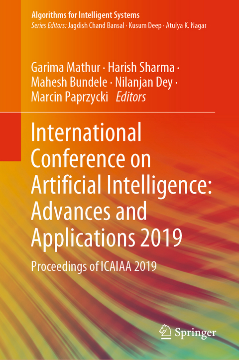 International Conference on Artificial Intelligence: Advances and Applications 2019 - 