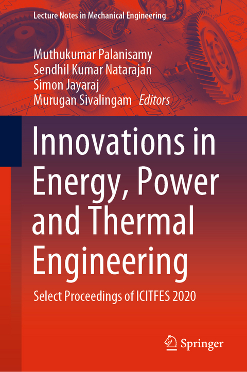 Innovations in Energy, Power and Thermal Engineering - 