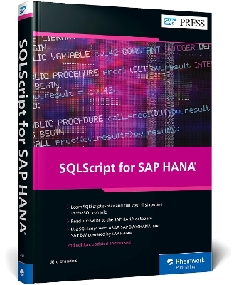 SQLScript for SAP HANA - Jörg Brandeis