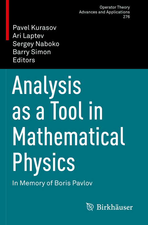 Analysis as a Tool in Mathematical Physics - 