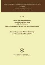 Untersuchungen des W�rme�bergangs an viskoelastischen Fl�ssigkeiten - Robert Rautenbach
