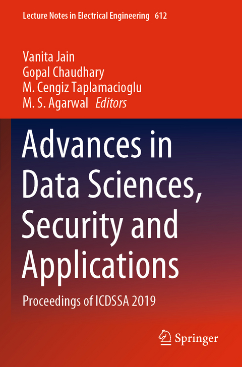 Advances in Data Sciences, Security and Applications - 