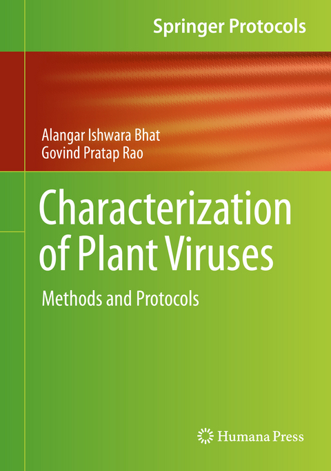 Characterization of Plant Viruses - Alangar Ishwara Bhat, Govind Pratap Rao