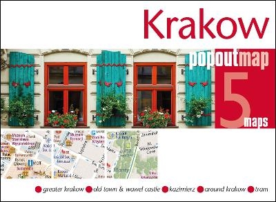 Krakow PopOut Map - 