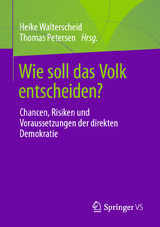 Wie soll das Volk entscheiden? - 