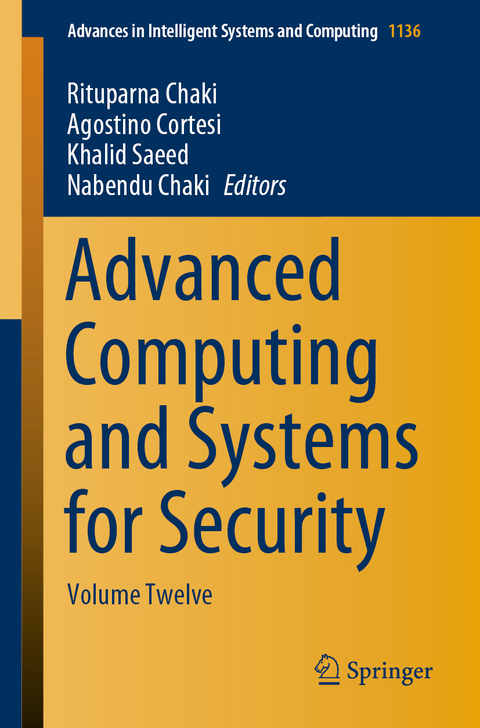 Advanced Computing and Systems for Security - 