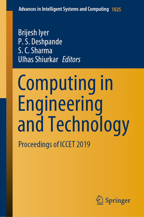 Computing in Engineering and Technology - 