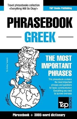 English-Greek phrasebook and 3000-word topical vocabulary - Andrey Taranov