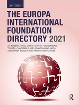 The Europa International Foundation Directory 2021 - Publications, Europa