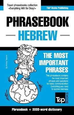 English-Hebrew phrasebook and 3000-word topical vocabulary - Andrey Taranov