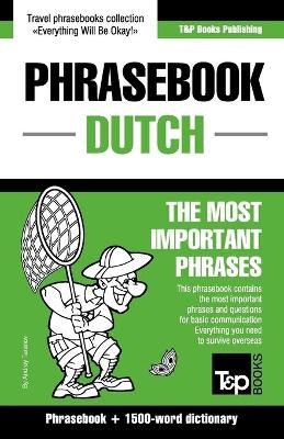 English-Dutch phrasebook and 1500-word dictionary - Andrey Taranov