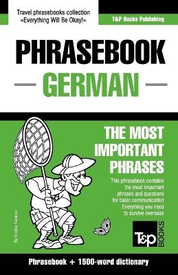 English-German phrasebook and 1500-word dictionary - Andrey Taranov